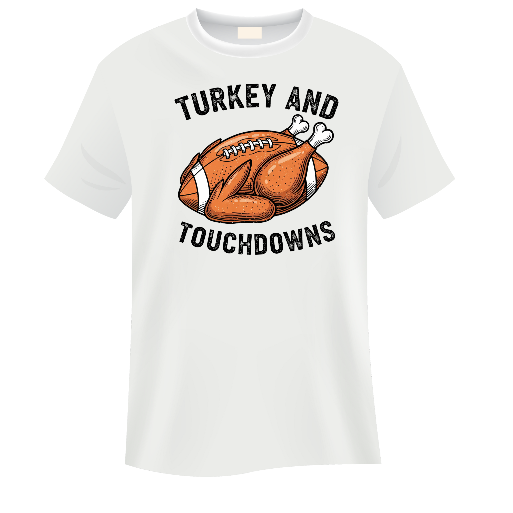 Thanksgiving Turkey And Touchdowns